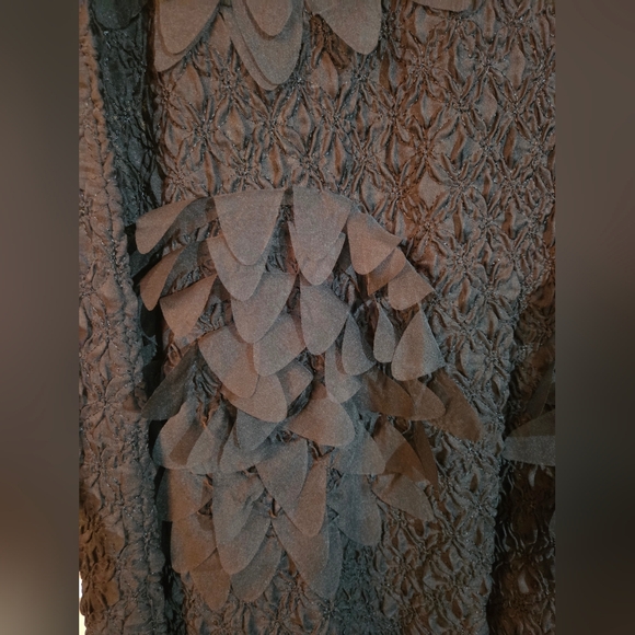 Kate Hewko Black Petal Dress - One Size Fits All (It's True!) - Picture 6 of 9